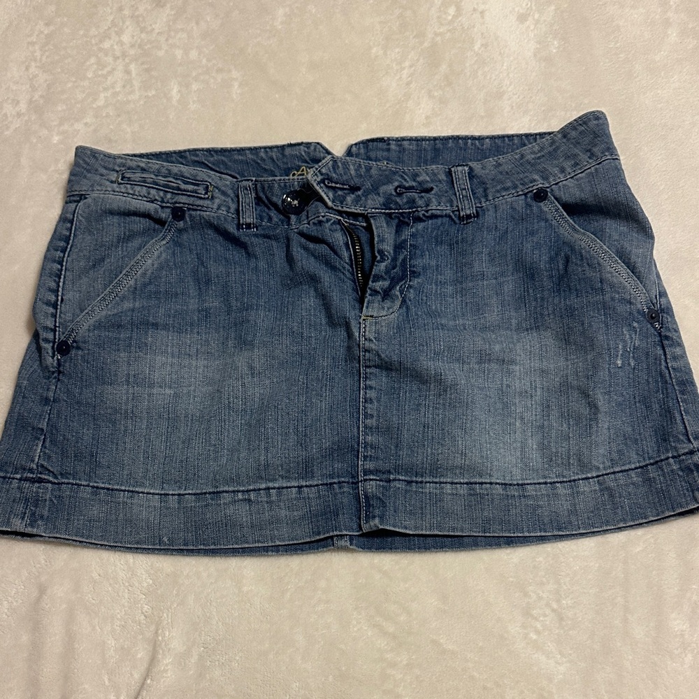 Vintage American Eagle Denim Mini Skirt